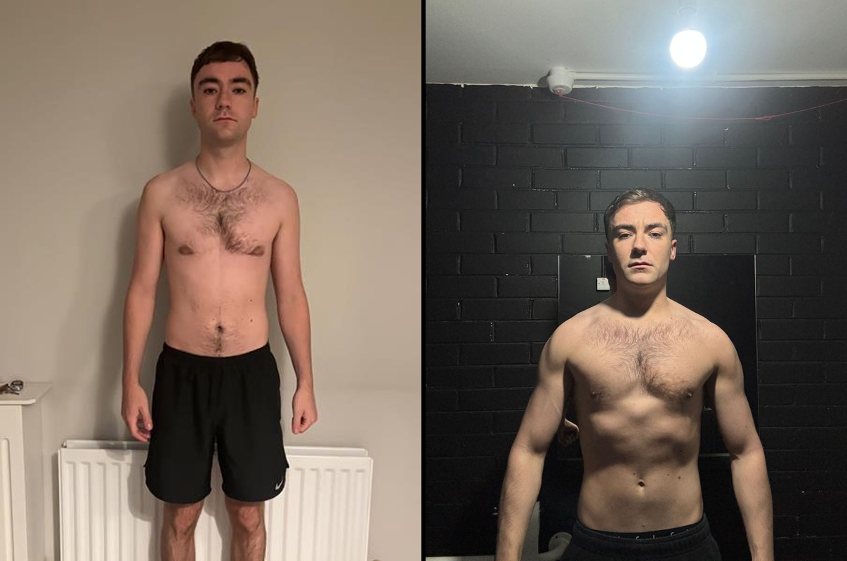 Michael before and after