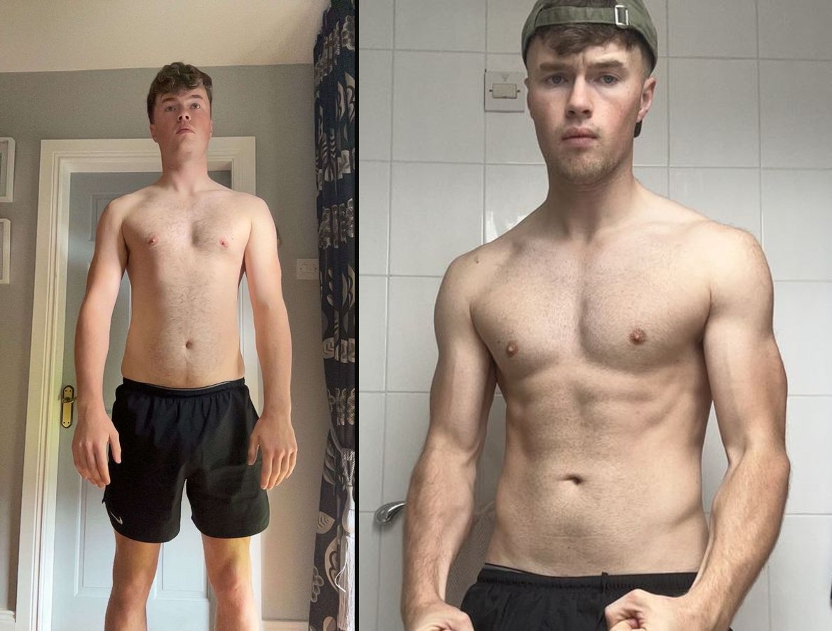 Conor before and after